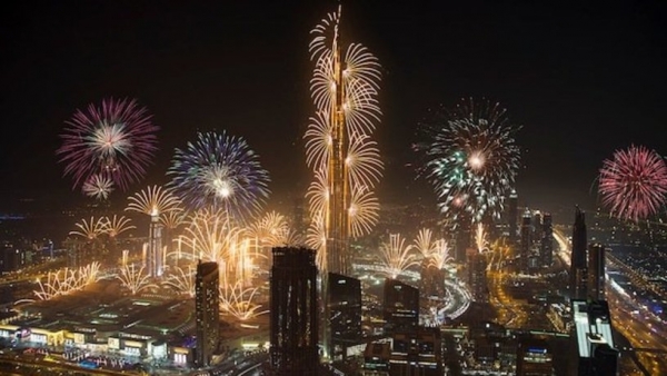Любой желающий сможет оставить новогоднее поздравление на высочайшей башне в Дубае