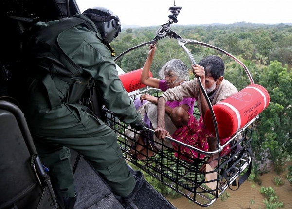 Наводнения в Керале: жертв всё больше